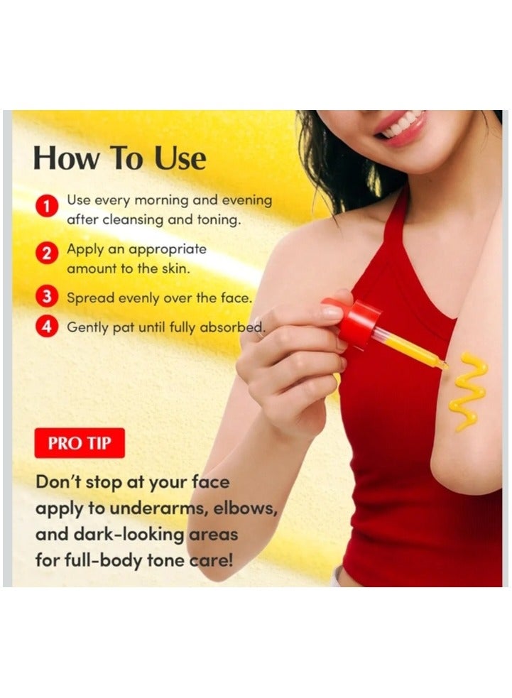 eqqualberry Vitamin Illuminating Serum – Brightening Vitamin C Serum with Niacinamide | Strengthens skin barrier | Hydrates using Ceramide and Hyaluronic Acid, 1.01oz / 30ml - Image 3